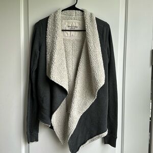 Abercrombie & Fitch Gray Cotton-Blend Jacket - Size XS/S